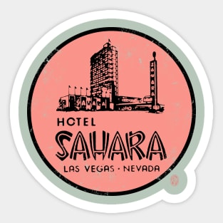 Vintage Sahara Hotel and Casino Las Vegas Sticker